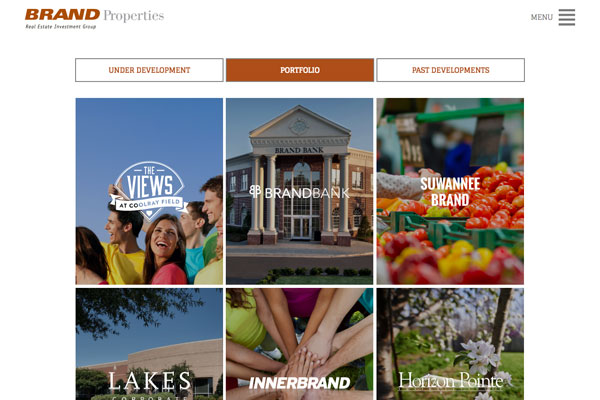Brand Properties Developments Type Page
