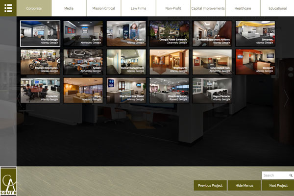 CA South project grid